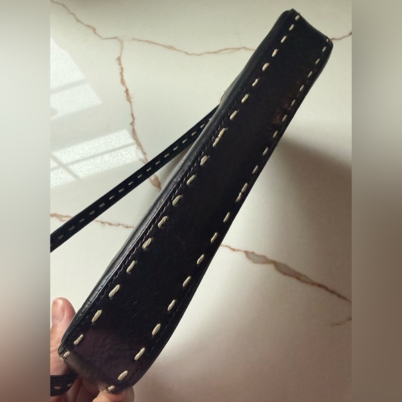 EL PORTAL Black Leather Vintage Bag - Picture 6 of 7